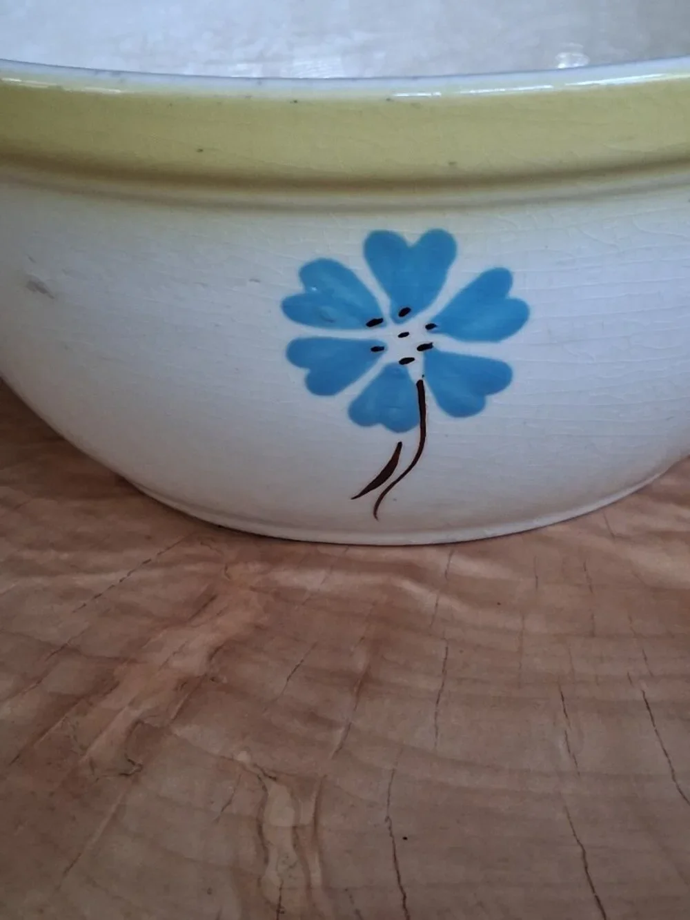 1949 Hull Pottery Cinderella Blossom Covered Casserole Dish Oven‑Serve